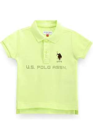 Ralph Lauren Boys Typography Printed Polo Collar Pure Cotton T-shirt