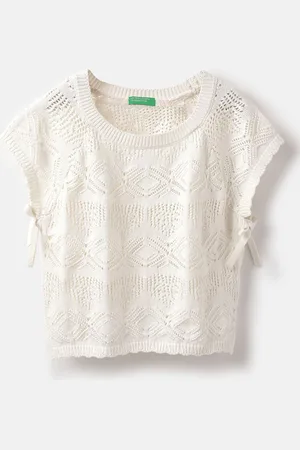Benetton Print Cotton Top