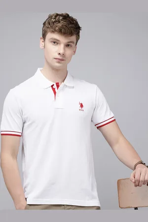 U.S. Polo Assn. Polo Collar Pure Cotton Slim Fit T-shirt
