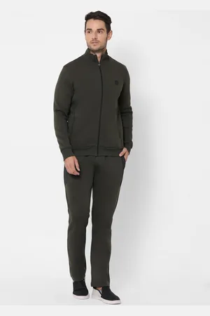 Sweet Dreams Olive Mock Collar Fleece Tracksuits