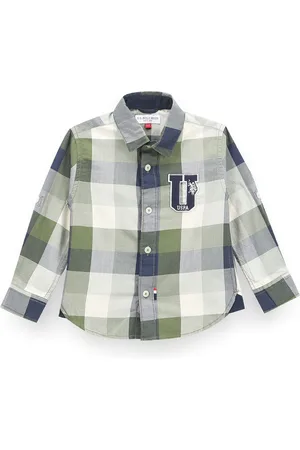 Ralph Lauren Boys Classic Fit Buffalo Checked Pure Cotton Twill Casual Shirt