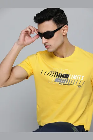 HRX Typography Printed Pure Cotton Lifestyle T-shirt