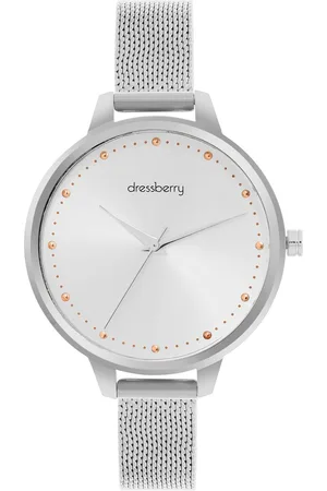 DressBerry Women Brass Dial & Straps Analogue Watch DB-SS24-7B