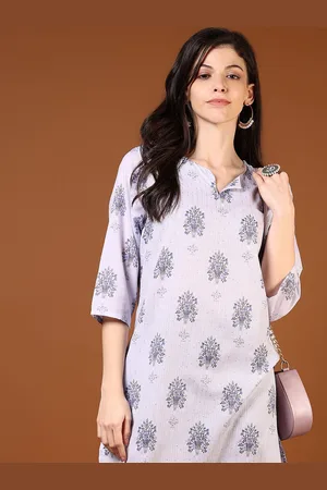 V-Mart Women Floral Printed Thread Work Kurta