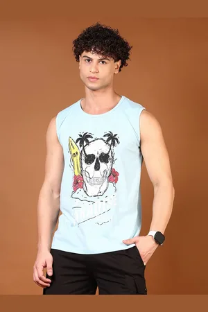 V-Mart Men Graphic Printed Round Neck T-shirt
