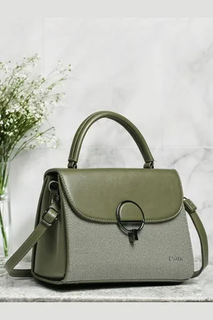 EXOTIC PU Swagger Shoulder Bag