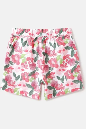 Benetton Girls Floral Printed Shorts