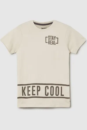 Max Collection Boys Typography V-Neck T-shirt
