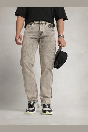 WROGN Men Anti Fit Heavy Fade Stretchable Jeans
