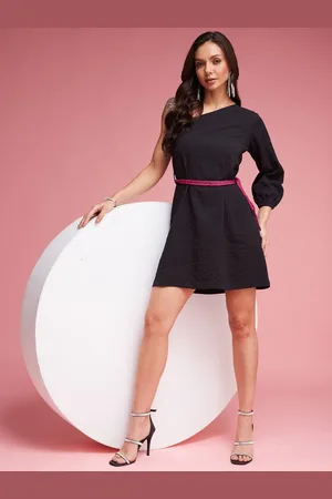 DEPANO Women Crepe A - Line Mini Dress