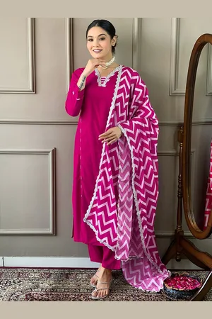 Kalini Women Regular Kurta with Trousers & With Dupatta