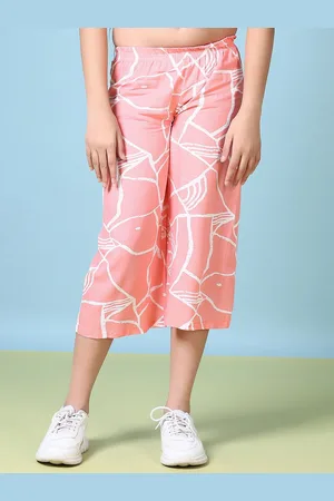 V-Mart Girls Printed Regular Fit Capris
