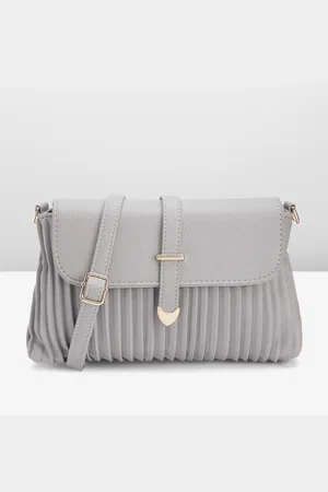 DressBerry Structured Pleated Sling Bag