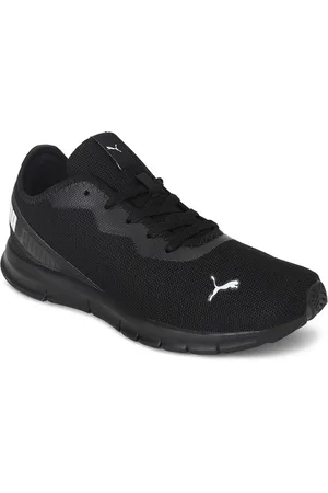 PUMA Men Black Textured Sneakers