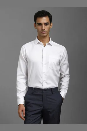 Louis Philippe Men Slim Fit Opaque Formal Shirt