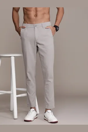 Roadster The Lifestyle Co. Men Slim Fit Pure Cotton Trousers