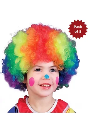eCraftIndia 5Pcs Malinga Style Hair Holi Cap Wig