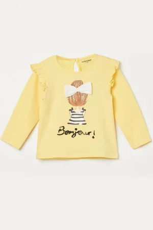 Lifestyle Girls Typography Printed T-shirt