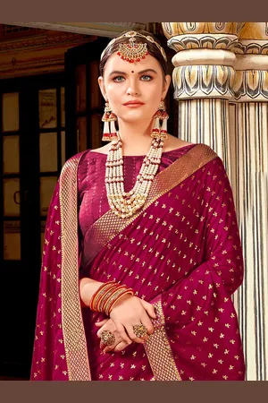 Saree mall Woven Design Ethnic Motifs Zari Sarees