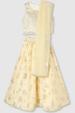 Max Collection Girls Ready to Wear Cotton Lehenga & Blouse With Dupatta