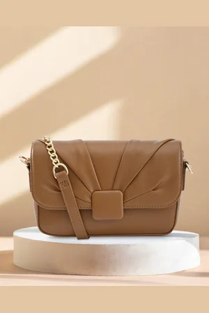 Fastrack Women Solid Structured Sling Bag