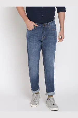 Lee Men Blue Solid Skinny Fit Stretchable Jeans