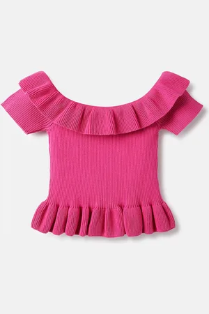 Benetton Off-Shoulder Cotton Top
