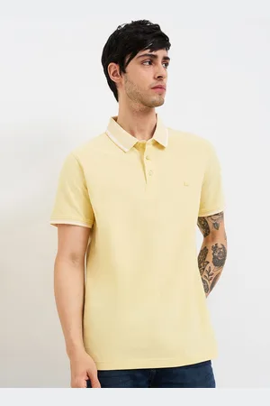 SPYKAR Men Solid Polo Collar Cotton T-shirt