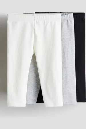 H&M Girls 3-Pack Cotton Leggings