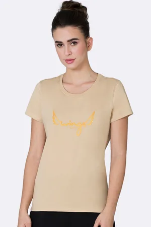 Van Heusen Wings Printed Round Neck Short Sleeves Lounge T-Shirt