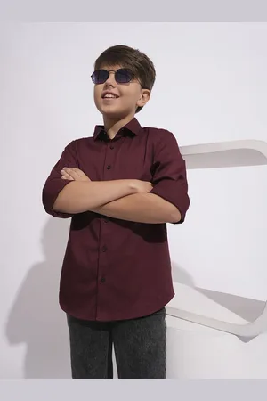 JACK & JONES Boys Opaque Casual Shirt
