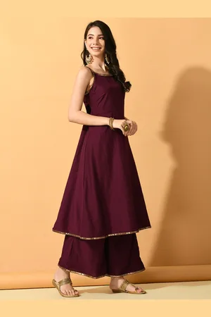 Kalini Women Empire Gotta Patti Kurta with Palazzos