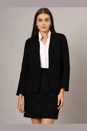 BRINN Open Front Blazer & Skirt Suit