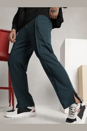 WROGN Men Oversized Side Slit Regular Track Pants