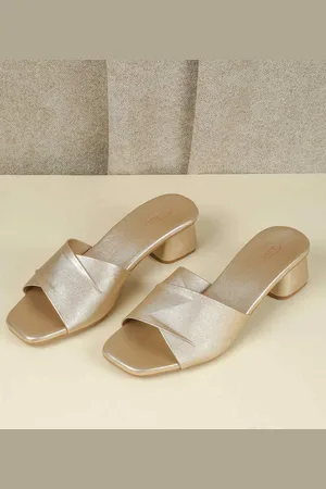 Metro Textured Block Mules
