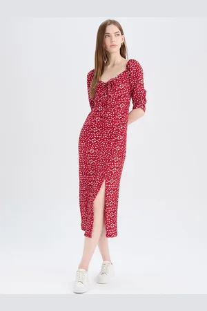 DeFacto Animal Print Bodycon Dress
