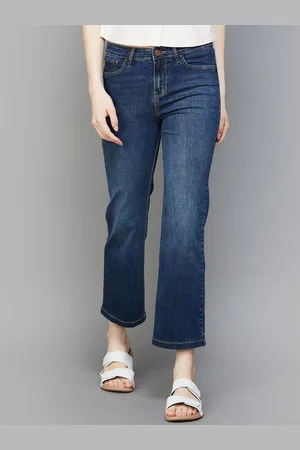 Xpose Women Comfort Wide Leg High-Rise Light Fade Stretchable Jeans