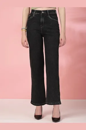 Chemistry Women High Rise Denim Solid Regular Fit Jeans
