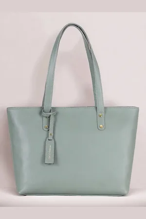 Mast & Harbour Green Oversized Structured Shoulder Bag