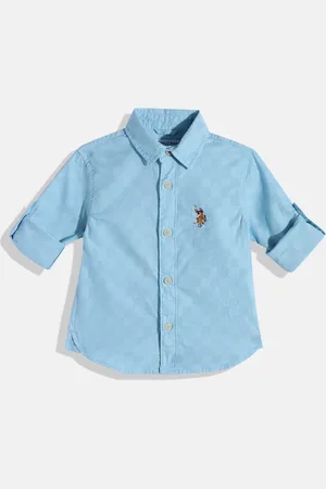 Ralph Lauren Boys Self Design Pure Cotton Casual Shirt