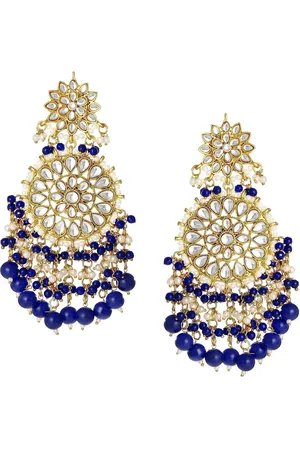 I Jewels Women Gold-Plated Contemporary Drop Earrings