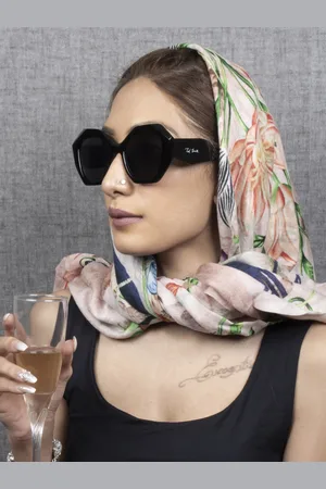 Ted Smith Women Cateye Sunglasses with UV Protected Lens LOUVRE_C1
