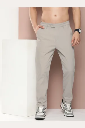 HARVARD Men Relaxed Straight Leg Straight Fit Trousers