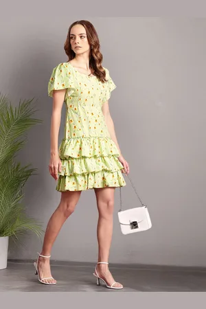 all about you Floral Print Layered Dress