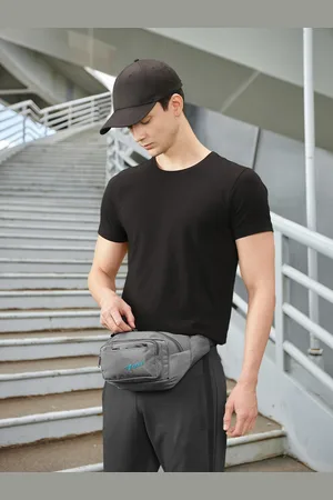 F Gear Unisex Grey Solid Miles Guc Waist Pouch