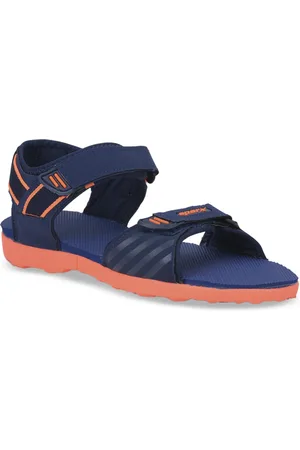 Sparx Men Navy Blue & Orange SS-486 Sports Sandals