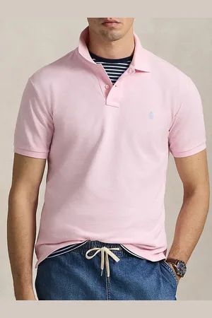Ralph Lauren Men Solid Polo Collar Cotton T-shirt