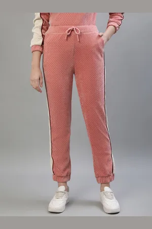 ICONIC Women Colorblocked Mid Rise Track Pants