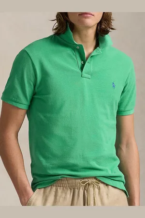 Ralph Lauren Men Solid Polo Collar Cotton T-shirt