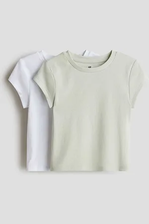 H&M 2-Pack Cotton Jersey Tops